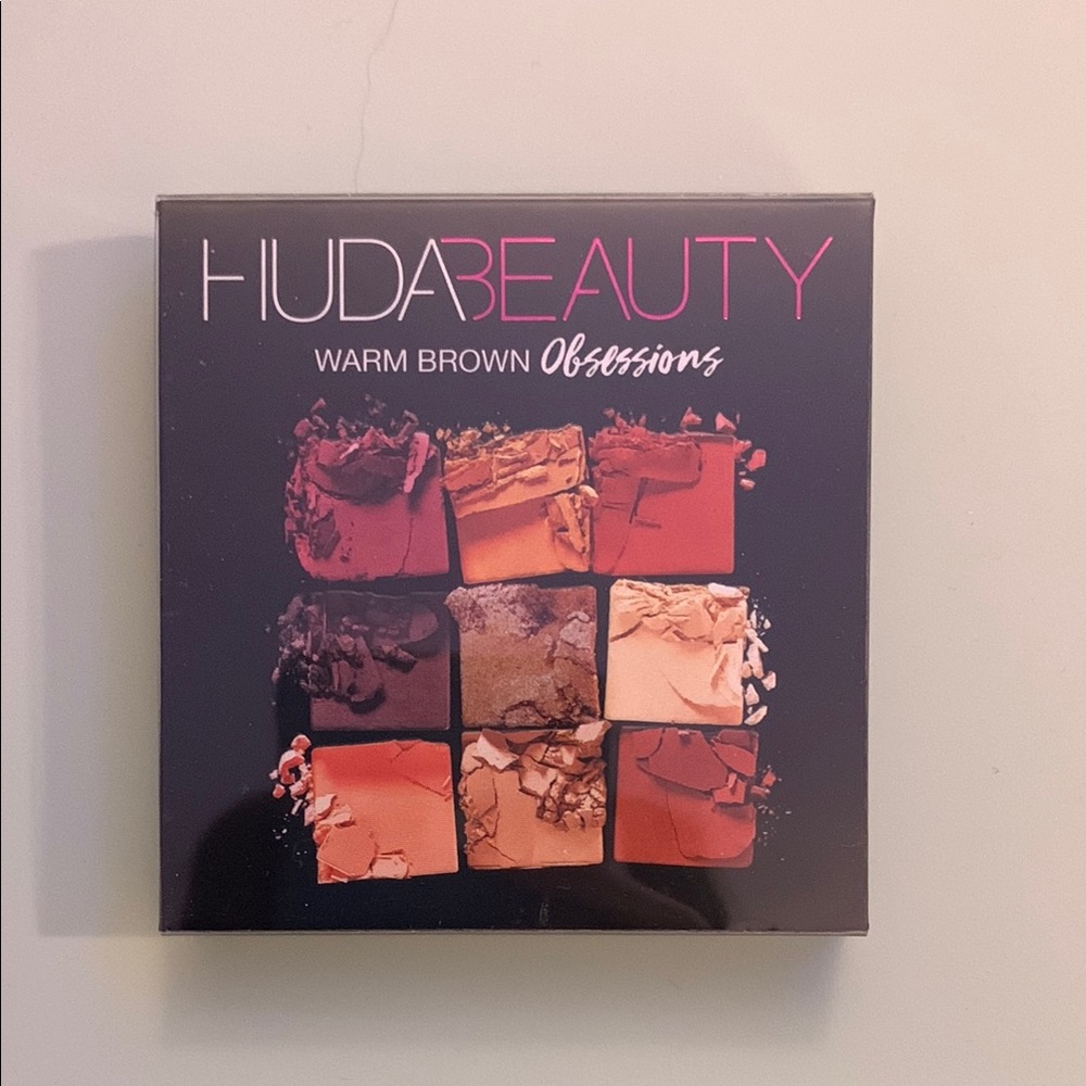 NEW HUDA BEAUTY WARM BROWN OBSESSIONS PALETTE